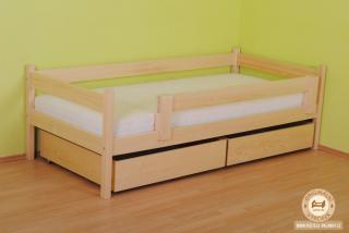 Jednolůžková postel Danka Varianta produktu: Úložný prostor 2ks, Zvolte rozměr matrace (cm): 195 x 85