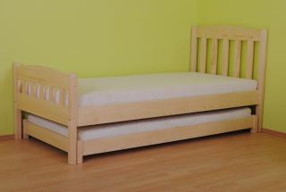 Jednolůžková postel Filipa Varianta produktu: Přistýlka, Zvolte rozměr matrace (cm): 195 x 85