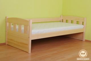 Jednolůžková postel Melánie Varianta produktu: Základní varianta, Zvolte rozměr matrace (cm): 195 x 85