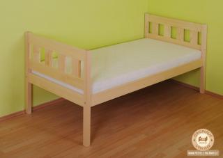 Jednolůžková postel Věra Varianta produktu: Základní varianta, Zvolte rozměr matrace (cm): 195 x 85