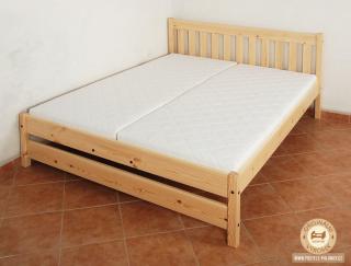Manželská postel Beata Varianta produktu: Základní varianta, Zvolte rozměr matrace (cm): 200 x 160
