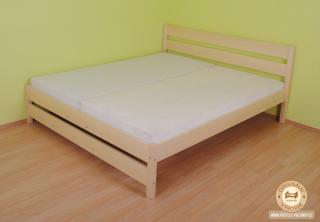 Manželská postel Leila Varianta produktu: Základní varianta, Zvolte rozměr matrace (cm): 200 x 160