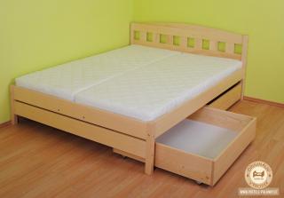 Manželská postel Odeta Varianta produktu: Úložný prostor 1ks, Zvolte rozměr matrace (cm): 200 x 160