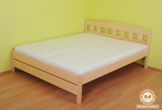 Manželská postel Odeta Varianta produktu: Základní varianta, Zvolte rozměr matrace (cm): 200 x 160