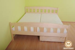 Manželská postel Otýlie Varianta produktu: Úložný prostor 1ks, Zvolte rozměr matrace (cm): 200 x 160