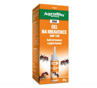 AgroBio Atak gel na mravence 25 g  Gelová návnada určená k likvidaci mravenců