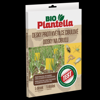 Bio Plantella Žluté lepové lapače k odchytu květilky cibulové 5 ks  lepová past