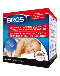 Bros Elektrický odpařovač + tekutá náplň proti komárům  odpuzovač komárů