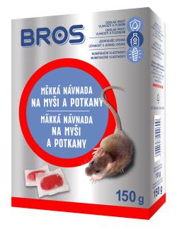 Bros - měkká návnada na myši a potkany  Jed na potkany a myši