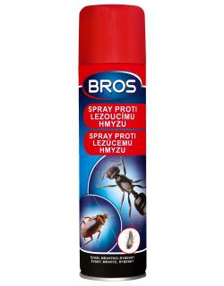 Bros - sprej proti lezoucímu hmyzu 400 ml  Insekticidní spray účinně likvidující lezoucí hmyz