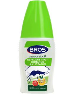 BROS Zelená síla - Repelent proti komárům a klíšťatům 50ml  Přírodní repelent s aloe