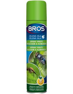 BROS Zelená síla - Sprej proti mouchám a komárům 300ml  Přírodní sprej proti létajícímu hmyzu