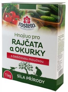 Hnojivo Rosteto - rajčata a okurky 1 kg  s čedičovou moučkou