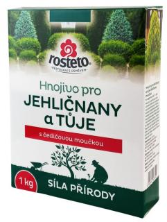 Hnojivo Rosteto - túje a jehličnany 1 kg  s čedičovou moučkou