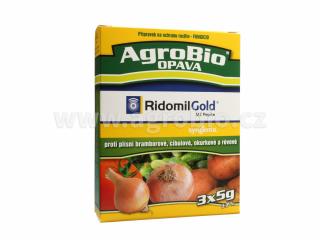 Ridomil Gold MZ Pepite 3x5g  Postřikový fungicidní přípravek proti houbovým chorobám na zeleniné a révě vinné