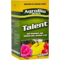 Talent 10ml  Fungicidní přípravek na ochranu rostlin proti strupovitosti, padlí, rzí a skvrnitosti listů