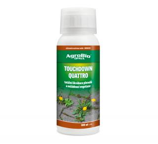 Touchdown Quattro 500ml  Postřikový neselektivní herbicid proti širokému spektru jednoletých a víceletých plevelů