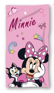 FARO Osuška Minnie růžová  Bavlna - Froté, 70/140 cm