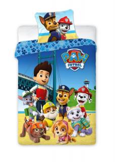 FARO Povlečení do postýlky Paw Patrol parta  Bavlna, 100/135, 40/60 cm