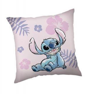 JERRY FABRICS Mikroplyšový polštářek Lilo and Stitch Pink  Polyester, 35/35 cm