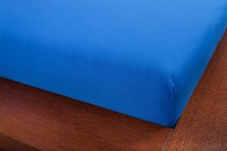 Jersey královsky modrá prostěradla Rozměr povlečení: 160 x 200