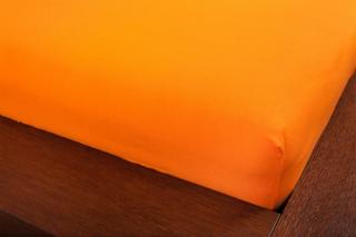 Jersey oranžová prostěradla Rozměr povlečení: 90 x 200