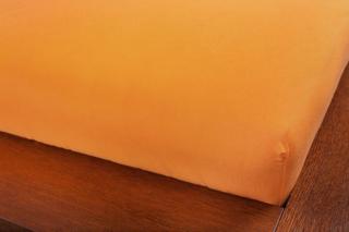 Jersey pomerančová prostěradla Rozměr povlečení: 160 x 200