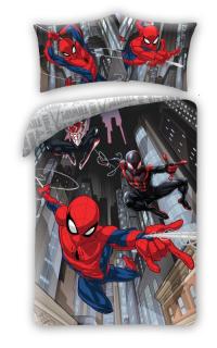 Povlečení Spiderman City  Bavlna, 140x200, 70x90 cm