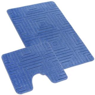SADA STANDARD 60x100 + 60x50 cm Barva: sv.modré čtverce, Velikost: 60x100 + 60x50 cm