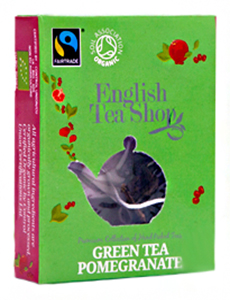 Bio Zelený čaj ochucený 1x2g - Green Tea Pomegranate