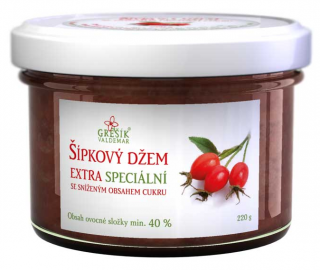 Džem extra speciál 230g - Šípkový