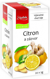 Ovocný čaj 20x2g - Citron, Zázvor