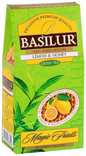 Zelený čaj ochucený 100g - Lemon, Honey
