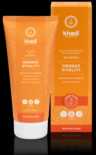 Khadi elixír ŠAMPÓN POMERANČ VITALITA - 200 ml