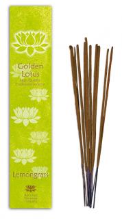 Vonné tyčinky Golden Lotus - Citrónová tráva