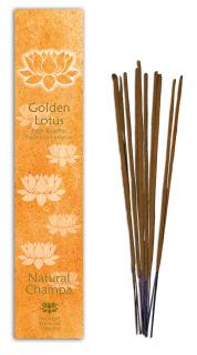 Vonné tyčinky Golden Lotus - Přírodní čampa