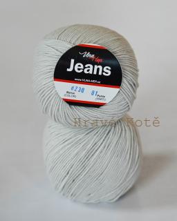 JEANS světle šedá 8230