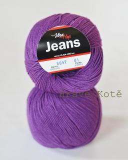 JEANS tmavě fialová 8057
