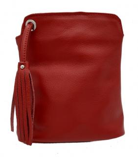 Dámská kožená kabelka DONATELLA 15019 Barva: Rosso