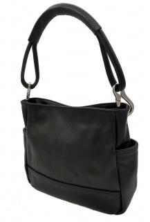 Dámská kožená kabelka DONATELLA 691419 Barva: Černá