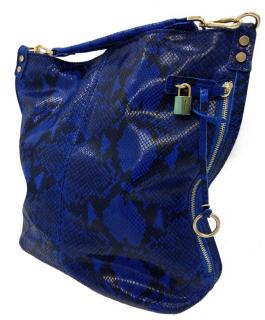 Dámská kožená kabelka DONATELLA 715219 Barva: Modrá