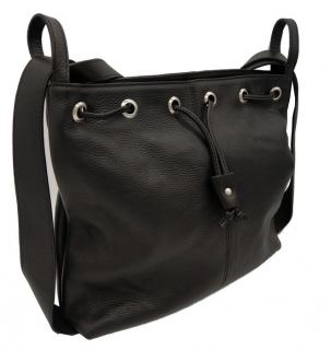 Dámská kožená kabelka DONATELLA 716819 Barva: Černá