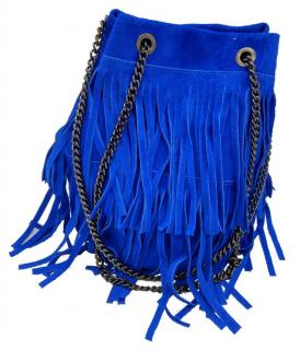 Dámská kožená kabelka DONATELLA 97719 Barva: Bluette - pestře modrá