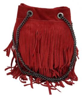 Dámská kožená kabelka DONATELLA 97719 Barva: Červená