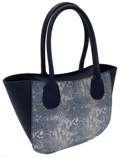 Dámská kožená kabelka DONATELLA DV53019 Barva: Modrá