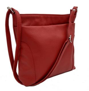 Dámská kožená kabelka DONATELLA TR17719 Barva: Červená