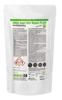 ORBI-Sept : Wet Wipes vlhčené ubrousky PLUS