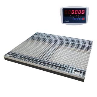 LESAK 4T0610RLELW/600, 600kg/200g, 600x1000mm, lak (Podlahová váha pro vážení různých předmětů)