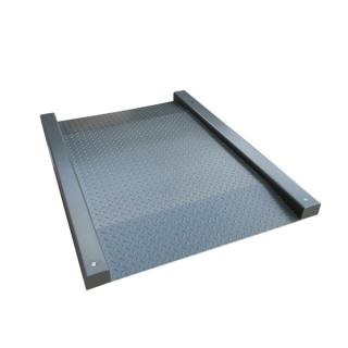 LESAK 4TUVN1212L-SP, do  1,5t, 1200x1200mm, lak (Nájezdová snížená váha se sníženou vážní plochou s vestavěnými nájezdy bez jednotky, lakovaná konstrukce)