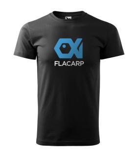 FLACARP triko černé s barevným potiskem Velikost:: L